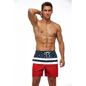 High quality OME With Sublimation Fire Flam Men Mesh Summer Elastic Beach Wear shorts and <b>Cheap</b> Wholesale Stylish Shorts For Men - Product Image 1