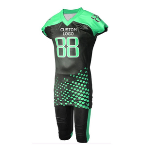 Camiseta de fútbol americano cómoda transpirable de secado rápido impresión por sublimación tela de poliéster hombres usan camisetas de fútbol americano - Product Image 5