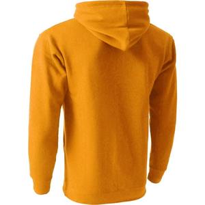 Sweat à capuche en coton d'hiver pour homme avec tissu tricoté uni respirant et à séchage rapide, couleur/taille personnalisable avec logo frontal - Product Image 3