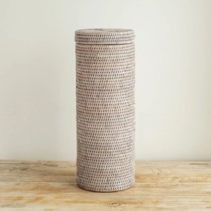 Porte-papier toilette en rotin tissé à la main, boîte de rangement artisanale, écologique, décoration naturelle pour la maison, vente en gros du Vietnam - Product Image 1