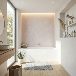 Bañera Rectangular de Acrílico Salvere FW-T-6030R16, de 3 Paredes, Diseño Moderno y Ecológico, para Uso en Baños de Hotel, con 2 Años de Garantía - Product Image 1