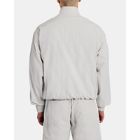Conjunto Deportivo Ligero para Hombre, 100% Algodón, Estampado Sólido, Cortavientos, Tallas Grandes, Chaqueta Cortavientos con Logotipo Personalizado, Pantalones Cortos, 2 Piezas