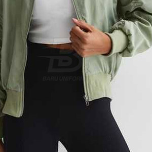 2025 New Style Bomber Winter <b>Jackets</b> Hot Sale Breathable Women Bomber <b>Jackets</b> Made In Pakistan - Product Image 4