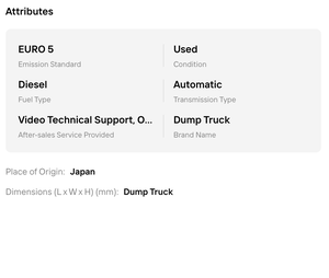ดีที่สุด!! รถดัมพ์มือสองราคาประหยัด ปี 2021 2022 ยี่ห้อ Granite รุ่น 64FR แบบสามเพลา เครื่องยนต์ MP8 455 แรงม้า เกียร์อัตโนมัติ - Product Image 6