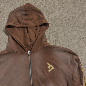 ชุดวอร์มลายพระอาทิตย์จางหายไปชุดวอร์มปักผ้าหนาทรงโอเวอร์ไซส์สำหรับผู้ชาย - Product Image 5