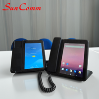 Téléphone fixe sans fil 4G de 8 pouces avec Android 12 et fonction Wi-Fi Direct