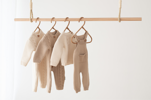 Perchas de Ratán Hechas a Mano para Ropa de Bebé y Niños, Diseño Creativo, Resistentes y Duraderas para Colgar Ropa de Bebé - Product Image 5