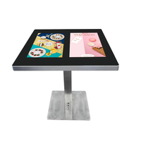 Écran tactile interactif LCD pour affichage publicitaire, table tactile avec recharge sans fil pour téléphone, ODM OEM