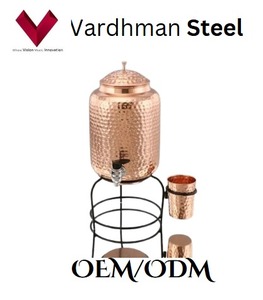 La artesanía clásica de cobre Matka Heritage 2025 más vendida cumple con el encanto rústico martillado 8 LTR aplicable para agua hirviendo - Product Image 5