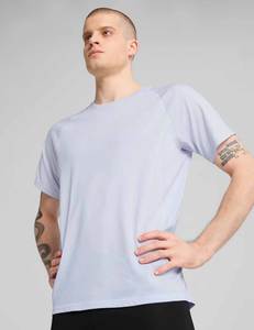 Men's Slim Fit 100% Cotton Knitted T-Shirt-Breathable Casual Gym <b>Travel</b> Lounge Wear - Product Image 2