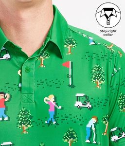 Camisa Polo de Alto Rendimiento para Correr, Ropa Deportiva, Logotipo Personalizado, Poliéster, Camisas de Golf para Hombre, Camisas Polo DryFit - Product Image 5