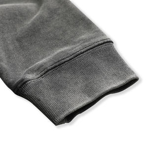 Sudadera con estampado de soplo de logotipo personalizado de peso pesado, sudaderas con capucha de lana, sudadera de algodón, ropa de calle personalizada, sudadera con lavado ácido - Product Image 5