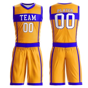 Uniformes de Baloncesto Personalizados Reversibles, 10 Conjuntos de Ropa Deportiva para Adultos, Nombre del Equipo, Tallas Grandes, Impresión por Transferencia de Calor, Transpirable - Product Image 1