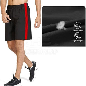 Shorts de basketball pour hommes à séchage rapide 2026, shorts de basketball droits pour hommes, shorts de basketball en maille unis pour hommes, logo personnalisé - Product Image 3