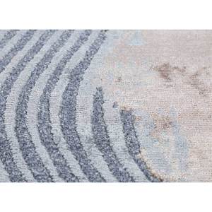Edge Essence Beige <b>Brown</b> Hand Knotted <b>Wool</b> Bamboo Silk Rectangular Rugs Abstract Pattern AIWB-13010(Cs-01) for Home Hallway Use - Product Image 3
