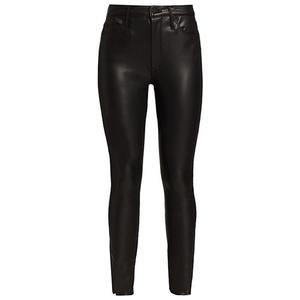 Cheap Price Winter Leather Pants Custom Printed Logo Women Fashionable Top Leather Pants High Quality - Product Image 1