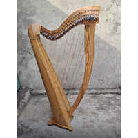 12-String Customized Colorful Wooden Irish Harp Custom Logo-Durable Lightweight Musical Instrument for Music Lovers Beginners