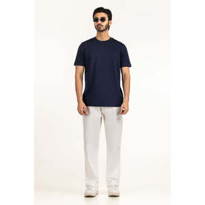T-shirt décontracté pour homme, coupe classique, 100 % coton écologique, OEM ODM, vente en gros, étiquette privée, vêtements personnalisés - Product Image 6