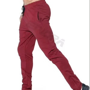 Pantalones deportivos de entrenamiento para hombre, ajustados, de algodón y poliéster, para correr, hacer ejercicio, informales, deportivos, cómodos - Product Image 1