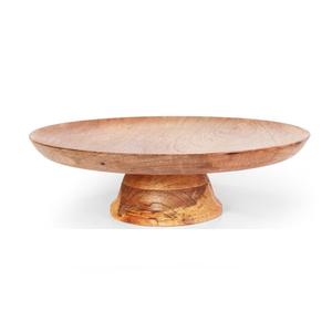 Support à gâteau en bois artisanal de fournisseur indien avec finition naturelle, parfait pour la présentation de gâteaux et les événements élégants - Product Image 1