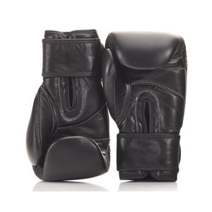 Guantes de boxeo híbridos de color caqui oscuro de marca de cuero genuino Champions, guantes de entrenamiento para gimnasio, cierre de muñeca en relieve - Product Image 2