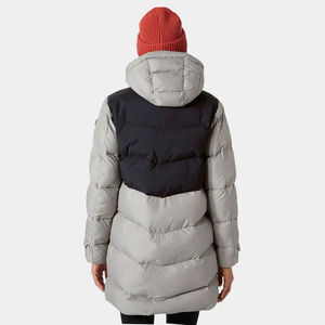 Premium Quality <b>Women</b> Quilted Puffy <b>Parka</b> with Drawstring Adjustable Hood and Bubble Winter Jacket Warm and Stylish - Product Image 2