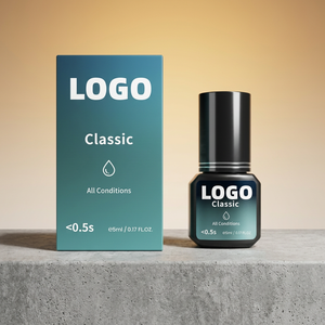 Pegamento Coreano Vegano para Extensiones de Pestañas, de Secado Rápido, Libre de Hidroquinona, Resistente al Agua y al Aceite, para Todas las Condiciones - Product Image 1