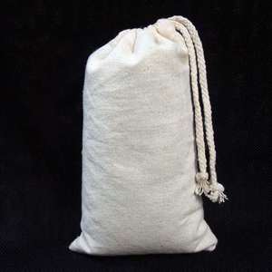Plain Cotton Drawstring Bag Eco Friendly Woven Backpack Beige Color Simple Design for Everyday Use Best Price Wholesale OEM - Product Image 4