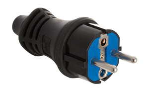Connettore aereo in gomma con doppio sistema di messa a terra e morsetto per cavo girevole IP44 (con base) (Solera 5706C) - Product Image 1