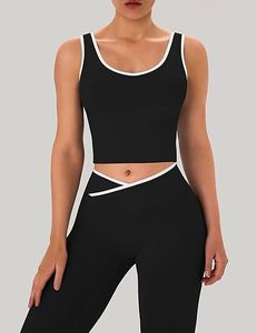Logo de gym personnalisé ensemble de yoga 2 pièces ensembles de soutien-gorge de sport à bretelles vêtements de sport tenues ensembles d'entraînement pour femmes - Product Image 4