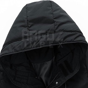 Factory Direct Sale Men's Long Winter <b>Puffer</b> <b>Jackets</b> Windproof Breathable with Hooded Collar Front Logo Position <b>Cheap</b> Price - Product Image 4