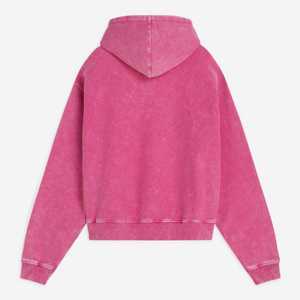 Sweat à capuche pour homme en coton biologique 100% avec broderie et délavage acide - Vente chaude - Impression personnalisée - Approvisionnement direct d'usine - Product Image 1