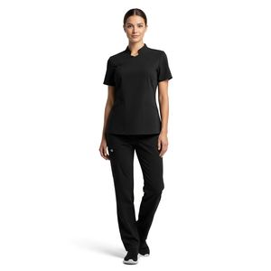 Ensembles de gommage médical extensible pour soins infirmiers féminins de meilleure qualité personnalisés Uniformes hospitaliers pour femmes Ensembles en polyester médical pour adultes - Product Image 2
