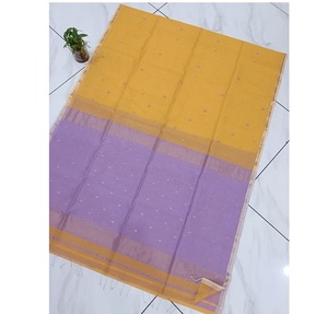 ผ้าส่าหรีผ้าฝ้ายเส้นเล็กประดับเพชรชุดส่าหรีผ้าไหมชุดแต่งกายสำหรับงานปาร์ตี้ส่าหรี - Product Image 6