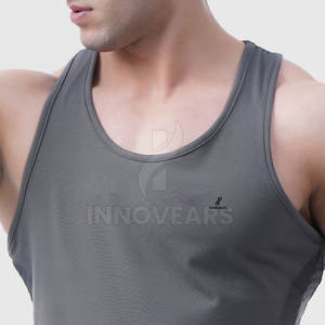 Vêtements de gym pour hommes Débardeur en tricot respirant pour vêtements de sport de fitness Vente en ligne pour la musculation - Product Image 5