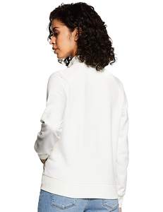 เสื้อสเวตเตอร์คอปกคอกลมผ้าคอตตอนโอเวอร์ไซส์สำหรับผู้หญิงเสื้อสวมหัวแขนยาวเสื้อสวมหัวขนาดใหญ่สำหรับฤดูหนาว - Product Image 2