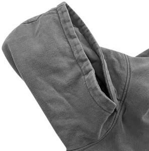 Sudadera con Capucha de Manga Larga para Hombre, Diseño Personalizado, Estampado Sólido, Impresión en Serigrafía, Estilo Urbano, 100% Algodón para Invierno - Product Image 5
