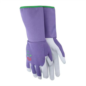 Salva Leather New Design Heavy Duty Custom Gardening <b>Gloves</b> with Anti-Cut Touchscreen & Anti-Impact Features Model Sl-9099 - Product Image 3