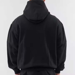 Sudadera con capucha de alta calidad para hombre 100% algodón mezclado polar invierno peso pesado sudadera colores básicos sudaderas con capucha para hombres y mujeres - Product Image 6