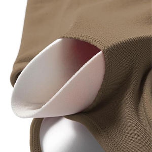 Ensemble de sport côtelé grande taille imperméable pour femme, 2 pièces : soutien-gorge de sport dos nu à bretelles et leggings sans couture assortis – Vente chaude - Product Image 6