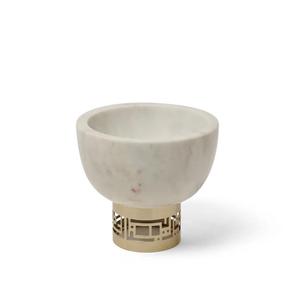 ชามสลัดอุปกรณ์รับประทานอาหารพร้อมฐานโลหะสำหรับโรงแรมชามเสิร์ฟผลไม้ดีไซน์ตามสั่ง - Product Image 1