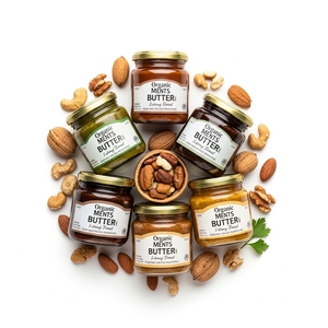 Mantequillas de Frutos Secos Orgánicas, Cremosas y Suaves, de Almendras, Cacahuates, Anacardos y Avellanas, Sabor Natural Saludable, Perfectas para Repostería y Snacks - Product Image 5