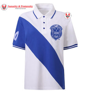 เสื้อโปโลผ้าคอตตอนระบายอากาศได้ดี, สินค้ามาใหม่เสื้อลำลองกระเป๋าคู่สไตล์สโมสร - Product Image 1