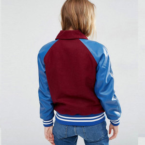 2024 Unique Style Lettermen Jacket Custom <b>Covered</b> <b>Button</b> Casual Wear Wholesale Rate Varsity Jackets - Product Image 2