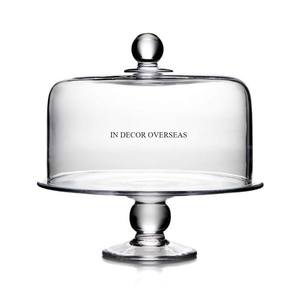 High Standard Quality Clear <b>Glass</b> Made <b>Cake</b> <b>Stand</b> With Gold Plated Metal Designer From Indian Manufacturer In Impressive Price - Product Image 4