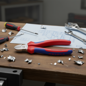 คีมตัดเฉียงของไนเพ็กซ์พร้อมการชุบโครเมียมและด้ามจับแบบหลายส่วน โดดเด่นด้วยคมตัดที่ยาวขึ้น - Product Image 3