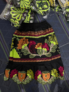 2025 Women's Casual <b>Long</b> Cotton Ball Gown <b>Skirt</b> with Anti-Bacterial Embroidery High Demand New Style Hawaiian Wear - Product Image 5