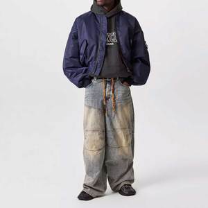 Blouson bomber avec coque imperméable de qualité supérieure, doublure matelassée douce et bordure en tricot côtelé pour un style élégant au quotidien - Product Image 6