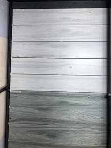 Carreaux aspect bois porcelaine rectifiée de qualité AAA 200x1200mm, texture mate, brique réfractaire moderne à faible absorption d'eau directe en usine - Product Image 4