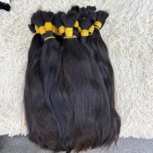 Hot One Donor 100% Extensiones de cabello humano crudo vietnamita 30-36 pulgadas Estilo de onda de textura profunda Trenzado Precio al por mayor Genius - Product Image 6